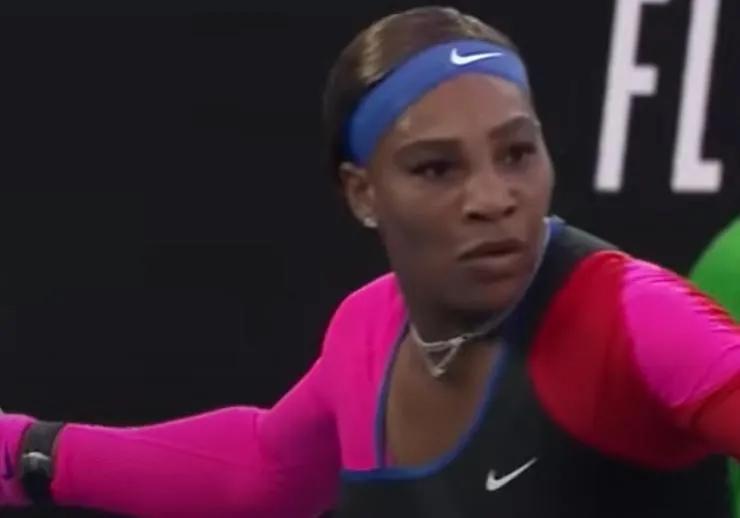 Serena Williams in campo