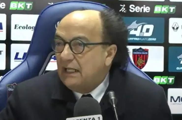 Guarascio in conferenza stampa