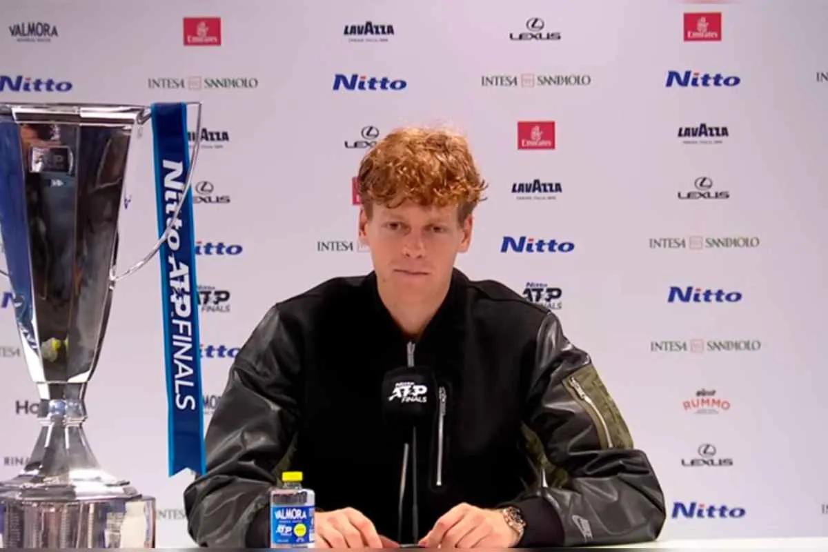 Sinner in conferenza stampa