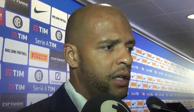 Felipe Melo durante un'intervista
