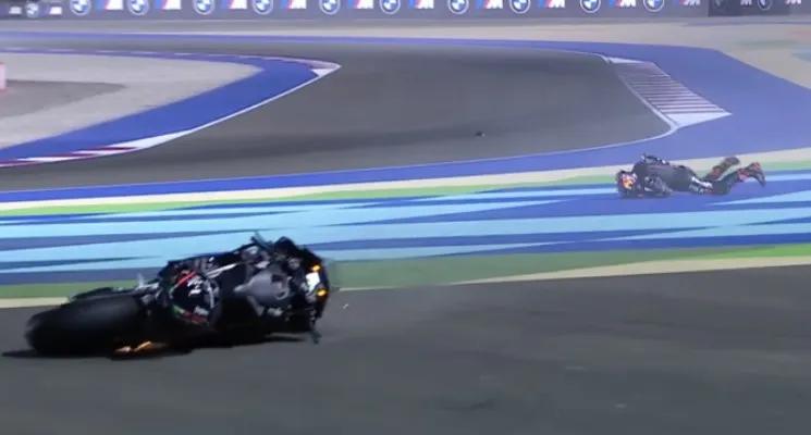 Caduta dalla moto