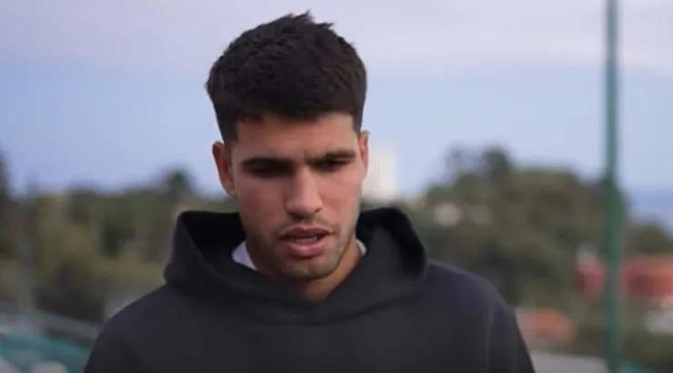 Alcaraz durante un'intervista
