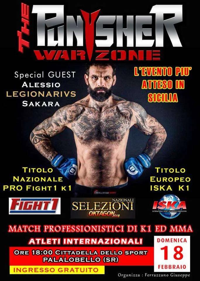 Siracusa, arriva l’evento più atteso dell’anno: “The Punisher War Zone”
