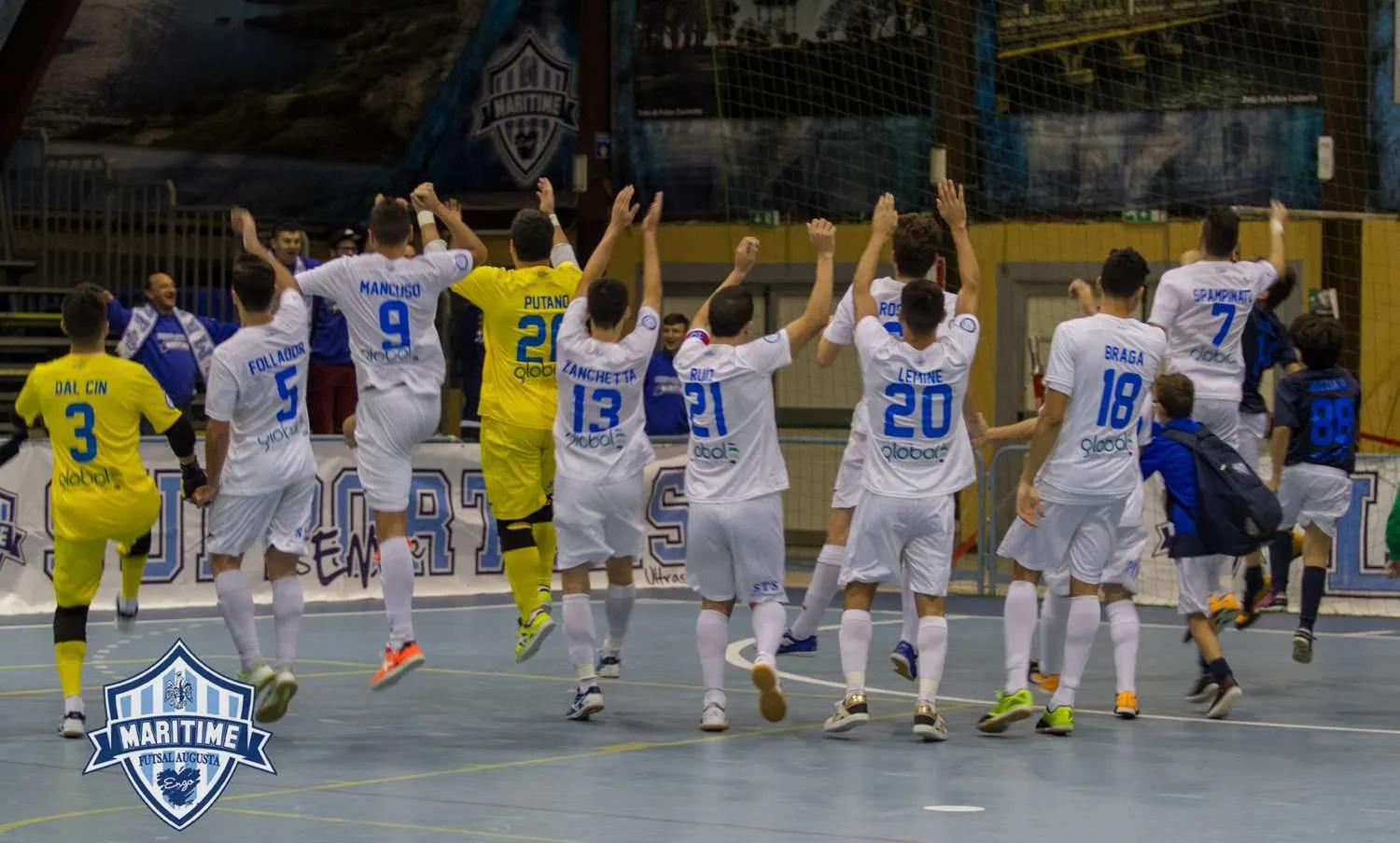 Calcio a 5, Il Maritime Augusta fa il pieno: vittoria e primato solitario