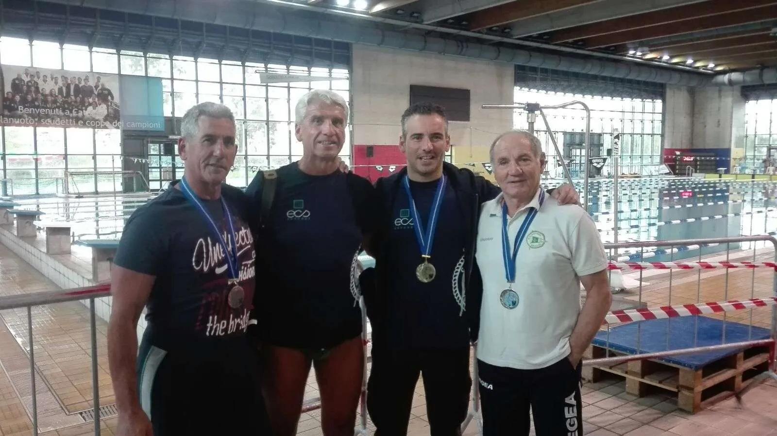 Siracusa Nuoto Master, bottino ricco per il Circolo Canottieri Ortigia