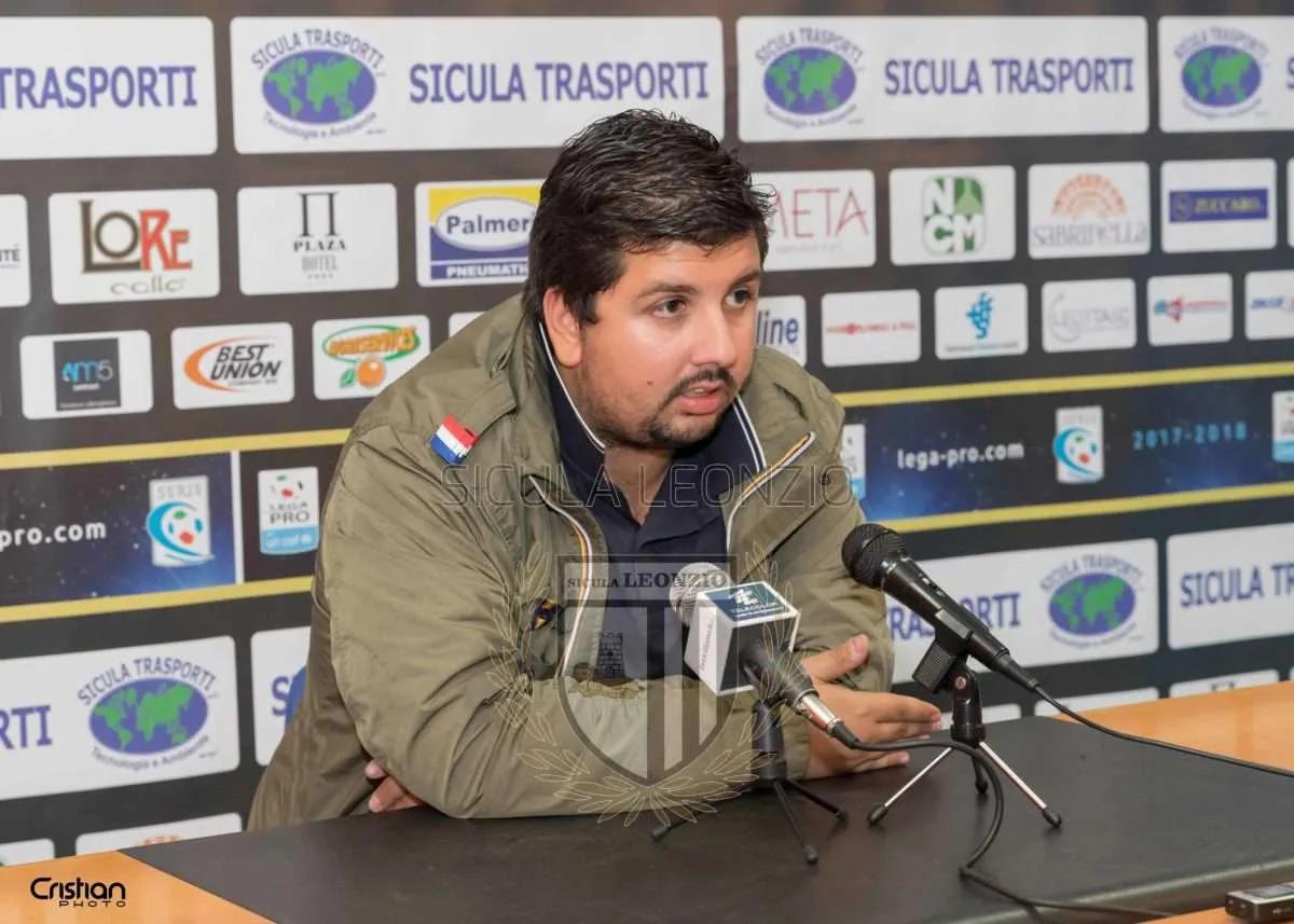 Calcio, Sicula Leonzio tuona Leonardi: “Stanco degli errori arbitrali a nostro danno”