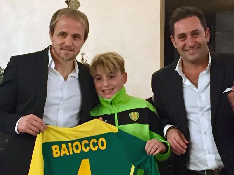 Calcio Palazzolo, festa di fine anno con il più bel regalo: Davide Baiocco