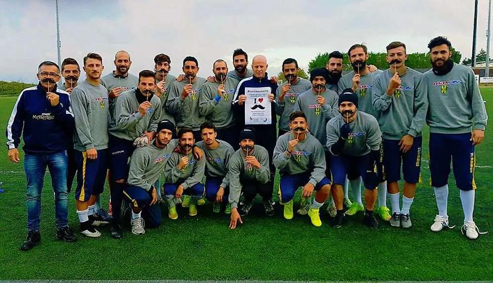 Calcio, “Non facciamocene un baffo”, il Palazzolo aderisce all’iniziativa della Lilt sulla prevenzione del tumore