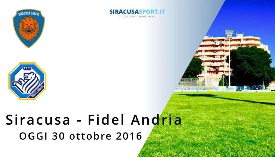 Siracusa Calcio, Sottil in vista del match contro la Fidelis: “Obiettivo chiaro: conquistare i tre punti”