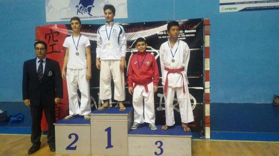Karate, Gabriele Pluchino entra di diritto al campionato italiano esordienti di Roma