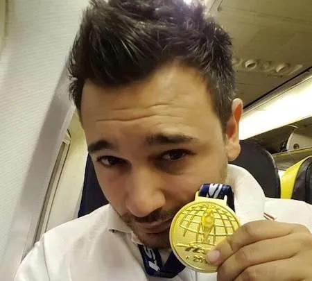 Calcio balilla, Francesco Moscuzza campione del mondo a St. Wendel in Germania