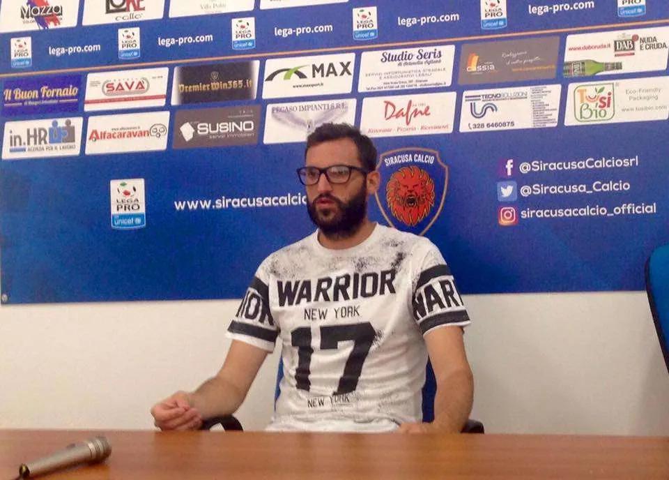 Calcio, verso Melfi – Siracusa FILOSA: “Dobbiamo solo lavorare tranquilli, i risultati arriveranno”