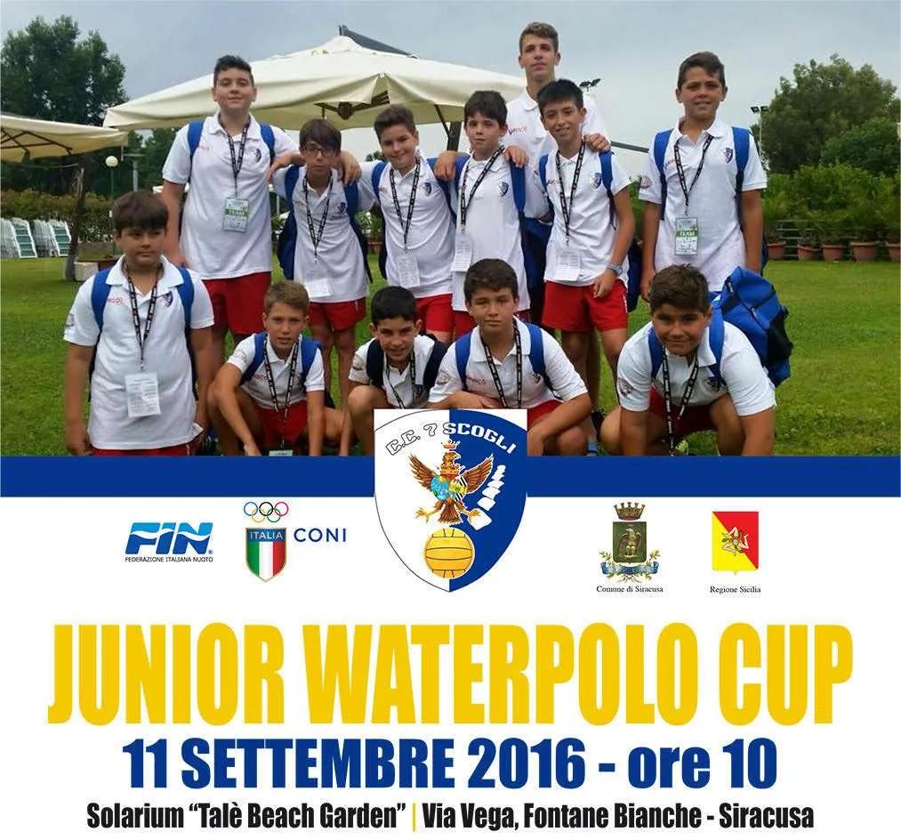 Siracusa Pallanuoto, al Tale’ Beach Garden il trofeo “Junior Waterpolo Cup” organizzato dalla 7Scogli