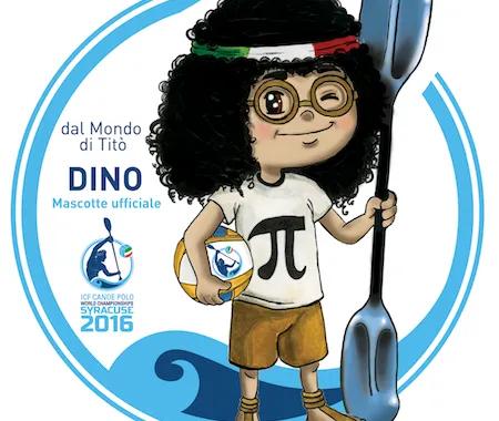 Campionato Mondiale Canoa Polo Siracusa 2016: Ecco Dino… la mascotte ufficiale!