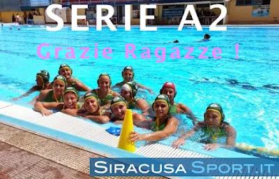 PALLANUOTO, l’ORTIGIA ROSA vola in serie A2 ! Bravissime ragazze !