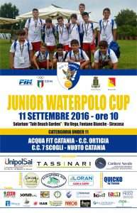 LOCANDINA "Junior Waterpolo Cup" 2016