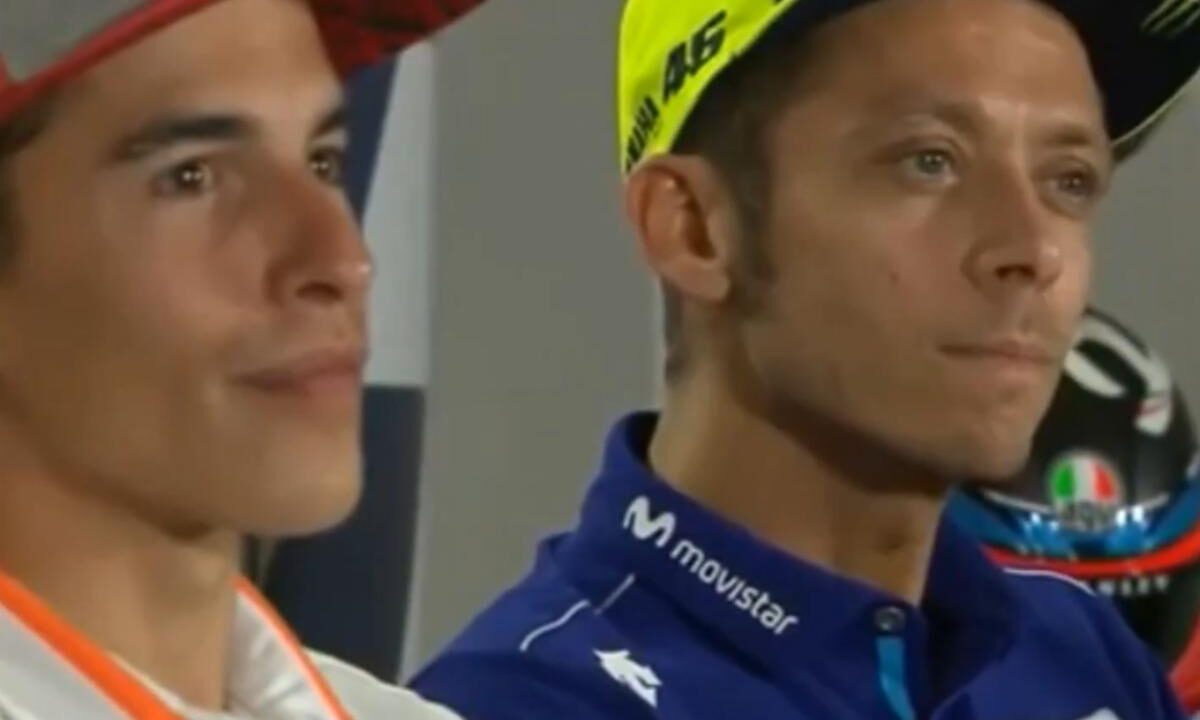 Marquez e Rossi in conferenza