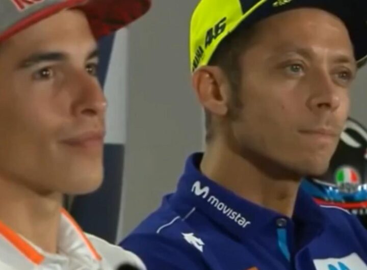 Marquez e Rossi in conferenza